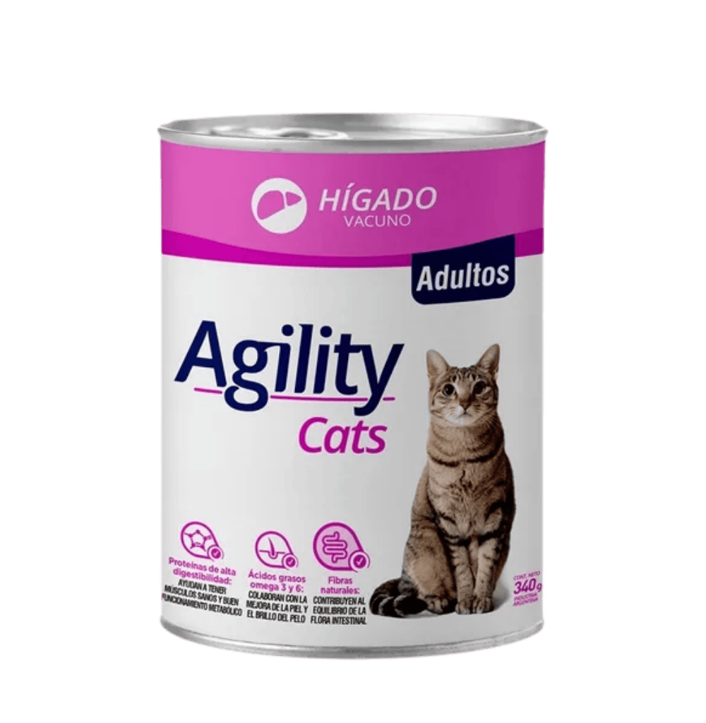 AGILTY LATA CAT HIGADO 340GR