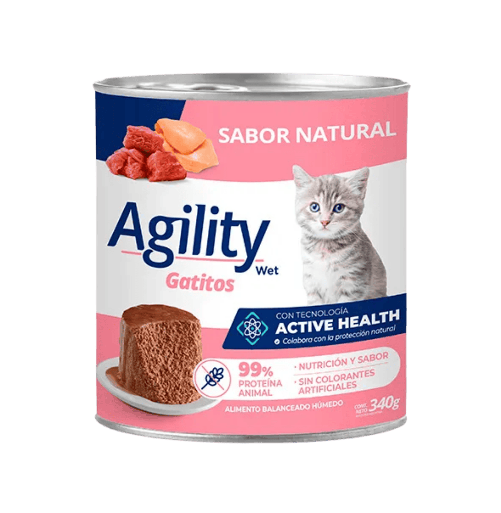AGILITY LATA CAT KITTEN 340GR