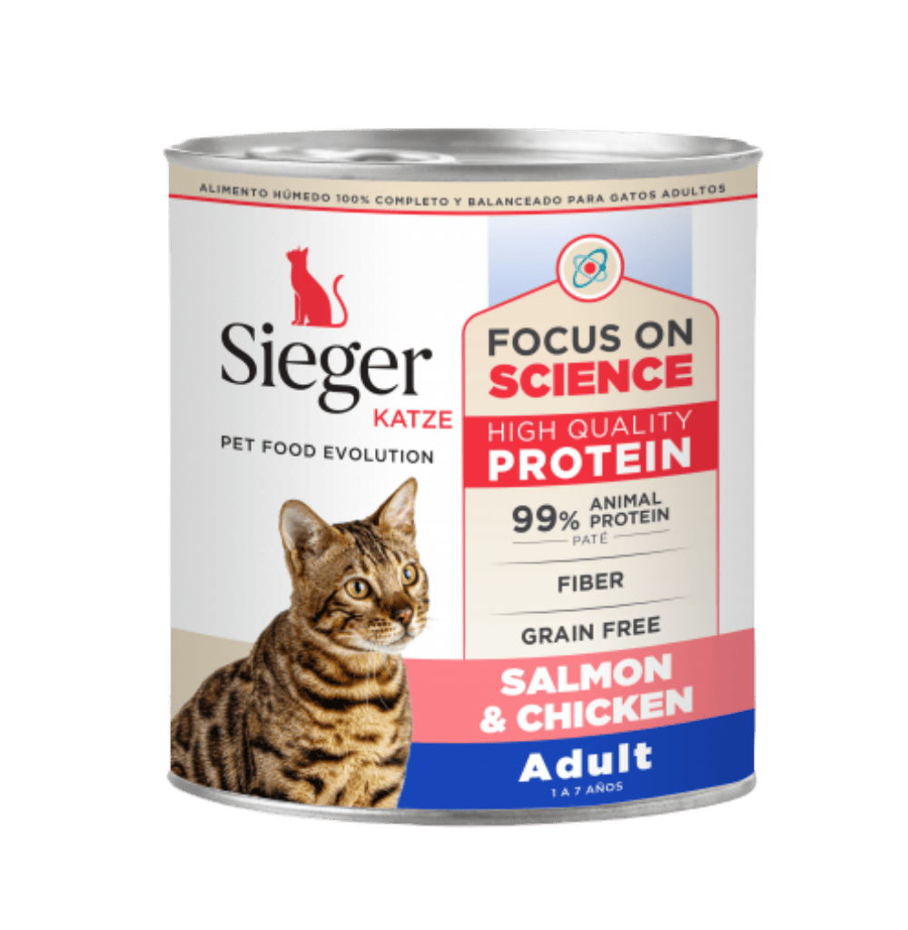 KATZE ADULT WET SALMON Y POLLO 340GR