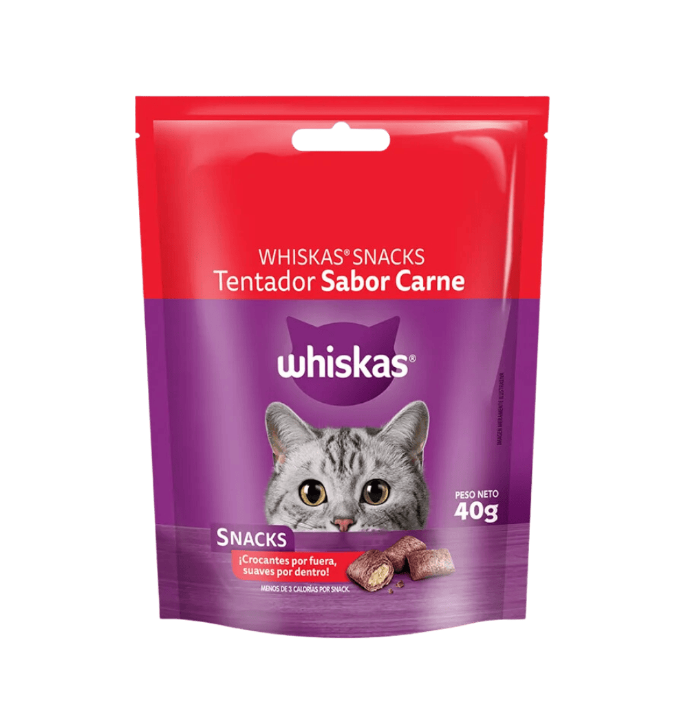WHISKAS SNACK CARNE 40GR