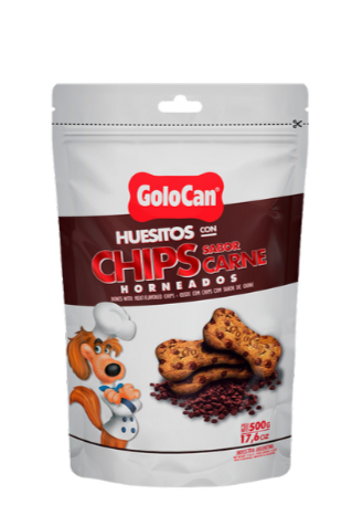 HUESITOS C/ CHIP DE CARNE 1UN X500GR