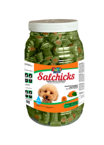 CARAMELERA SALCHICKS POLLO Y ESPINACA 2KG