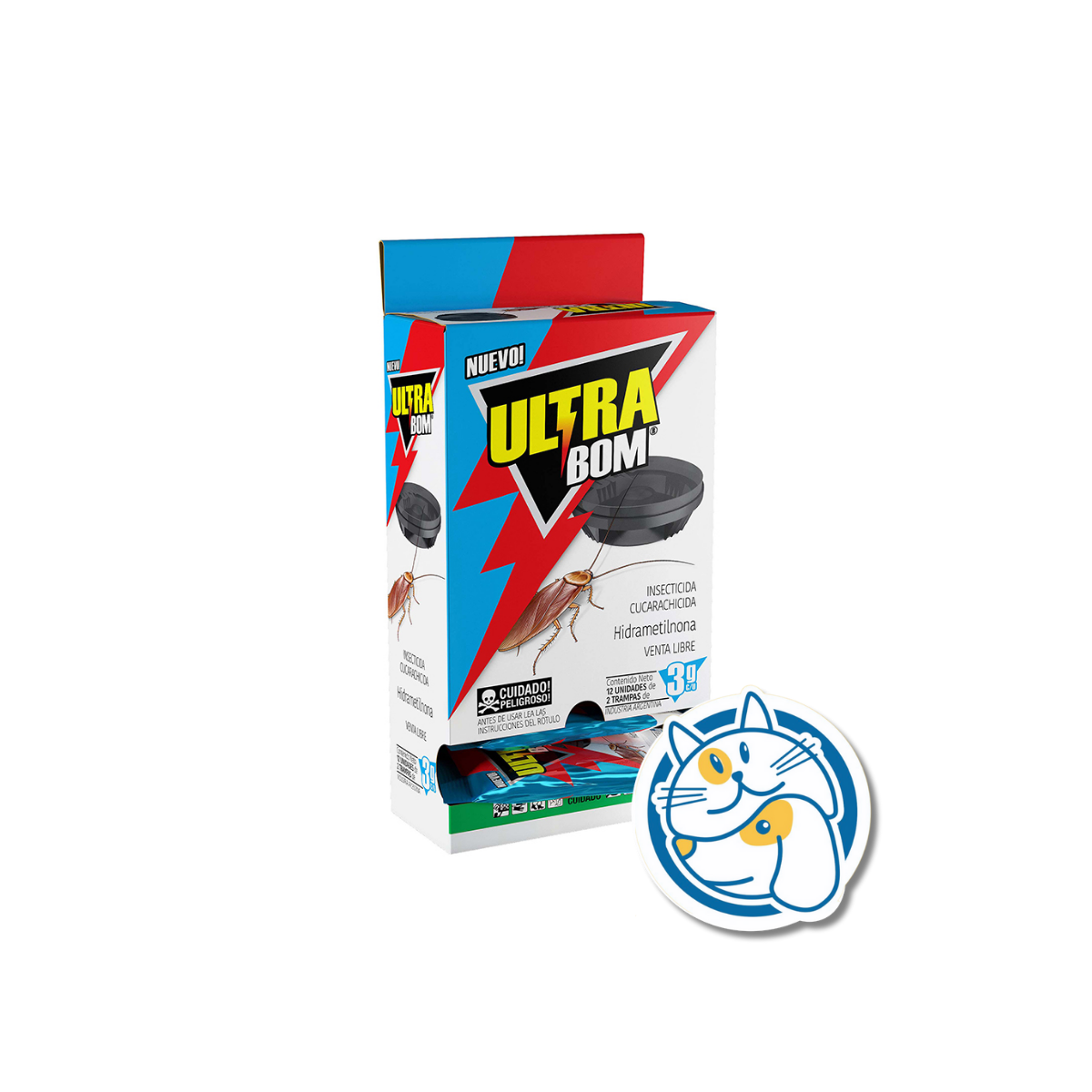 ULTRA BOM CASITA CUCARACHICIDA FLOW PACK X 2 UNID.