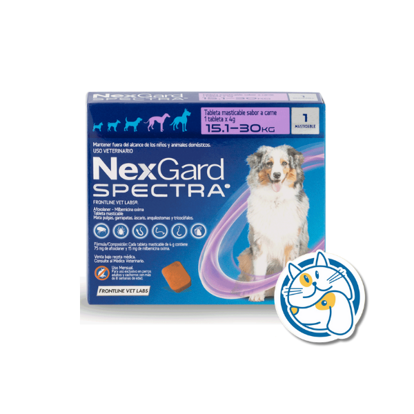NEXGARD SPECTRA "L" TABL. MAST. 15 - 30 KG