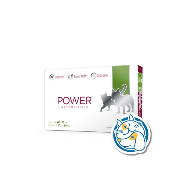 POWER COMPRIMIDOS PERRO H 20 KG / GATO H 12 KG