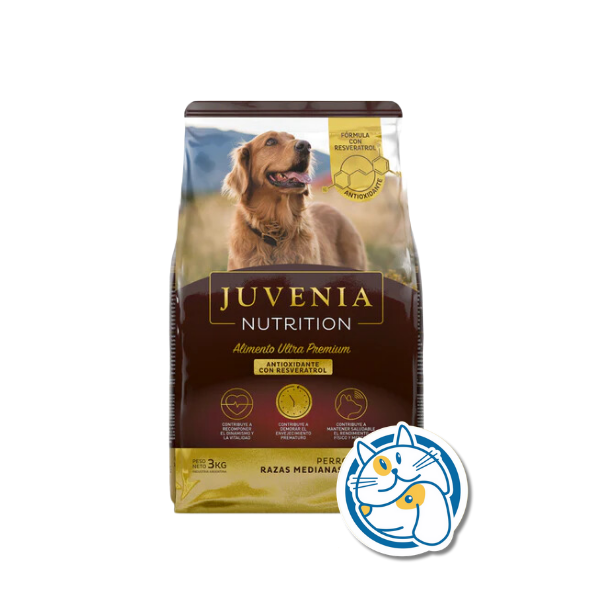 JUVENIA NUTRITION RAZA MEDIANA Y GRANDE 3KG
