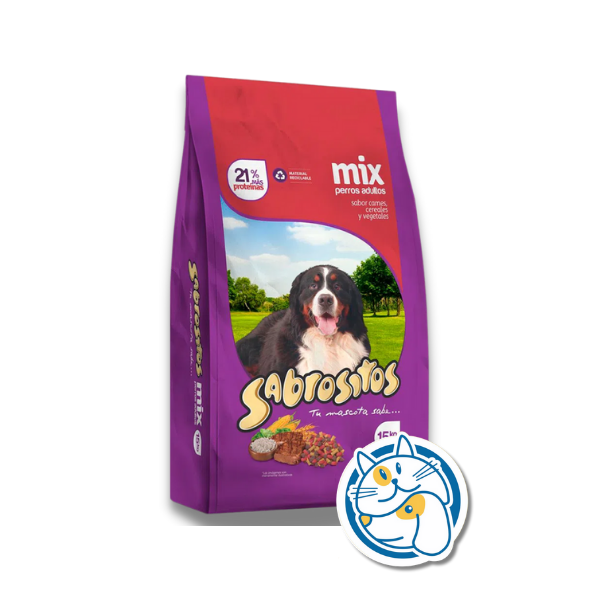 SABROSITOS PERROS ADULTOS MIX 15KG