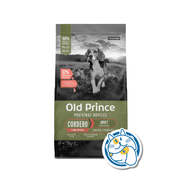 OLD PRINCE NOVEL CORDERO Y ARROZ ADULTO SMALL 3KG