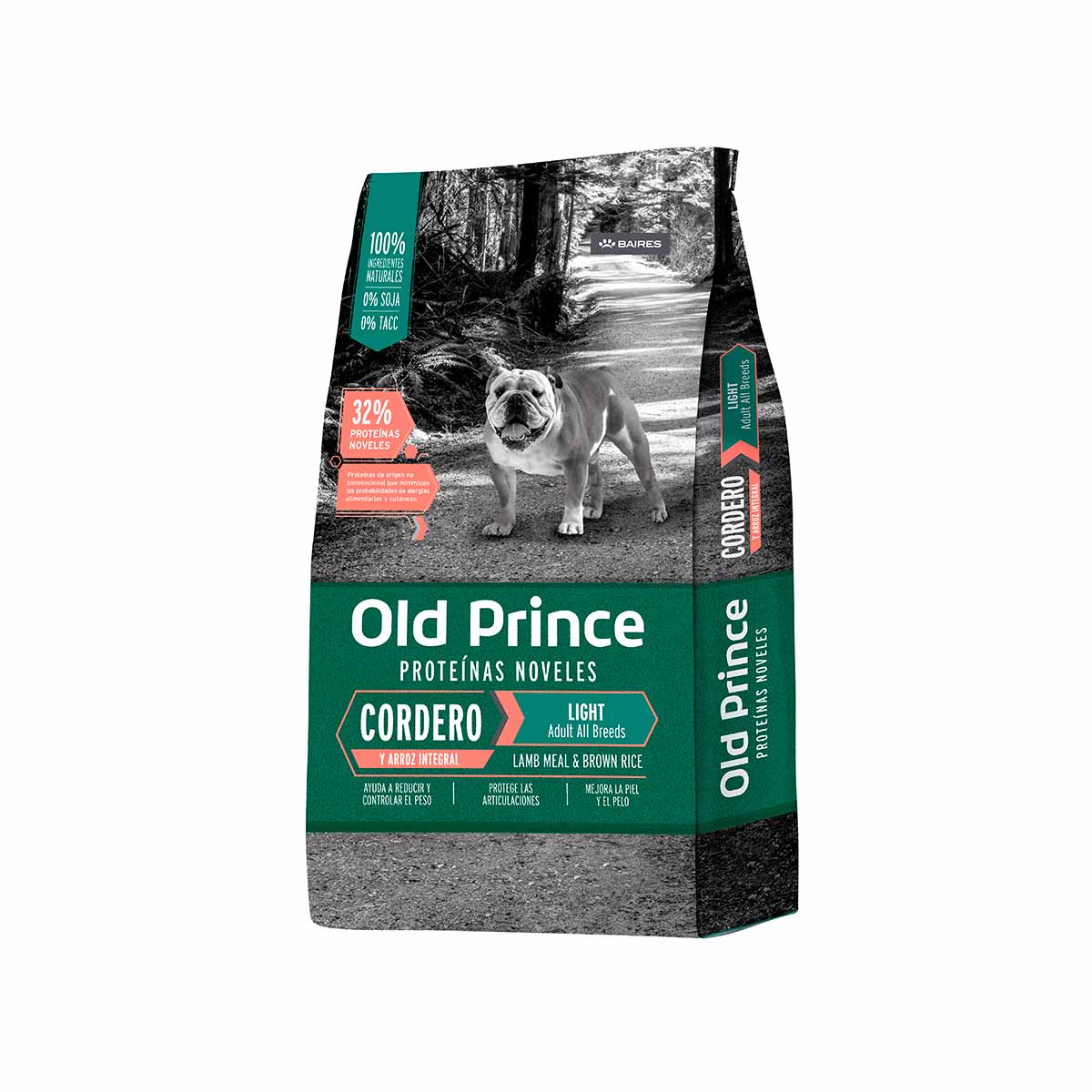 OLD PRINCE NOVEL CORDERO Y ARROZ ADULTOS LIGHT 15KG