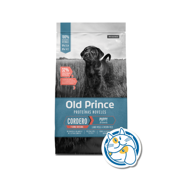 OLD PRINCE NOVEL CORDERO Y ARROZ CACH. X7,5KG