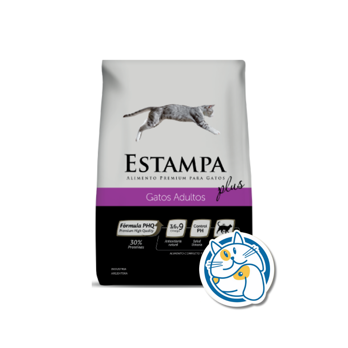 ESTAMPA PLUS GATOS 8KG