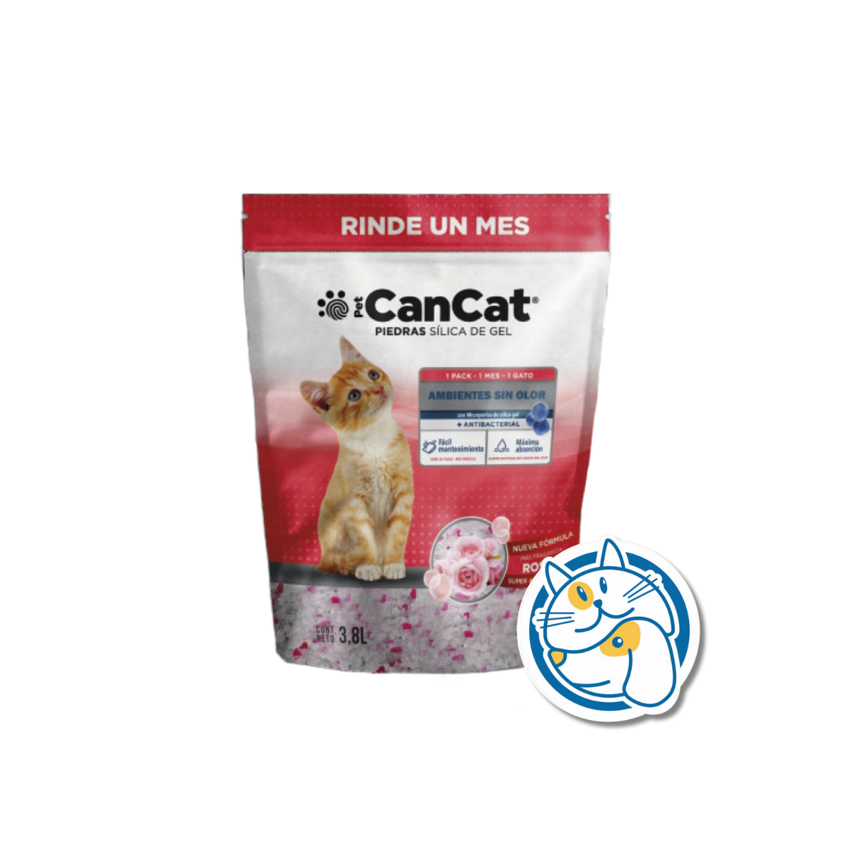 PIEDRAS SILICAS 3.8LT ROSAS CANCAT