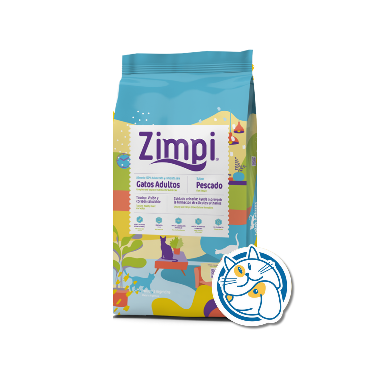 ZIMPI GATOS ADULTOS 15KG