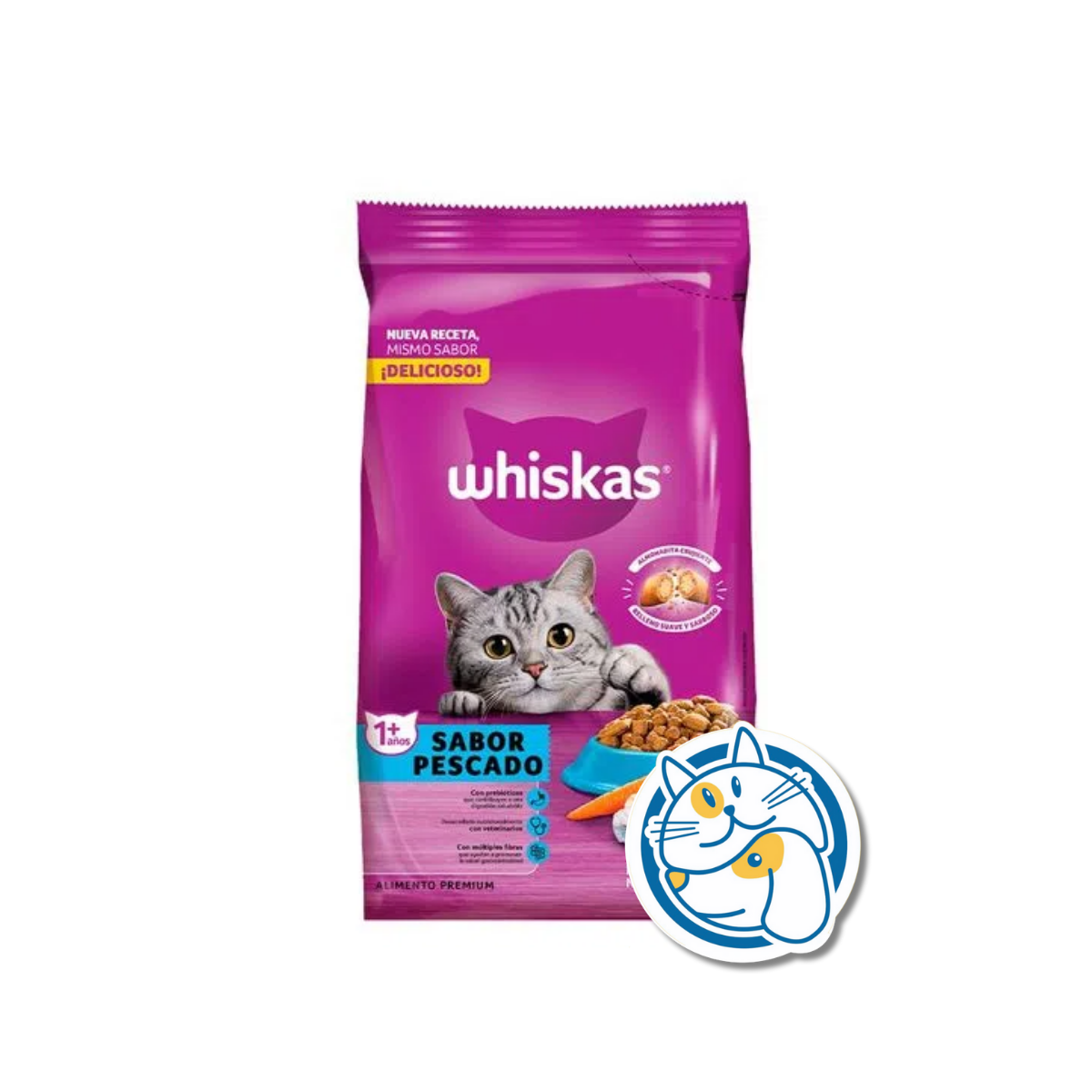 WHISKAS PESCADO 1KG