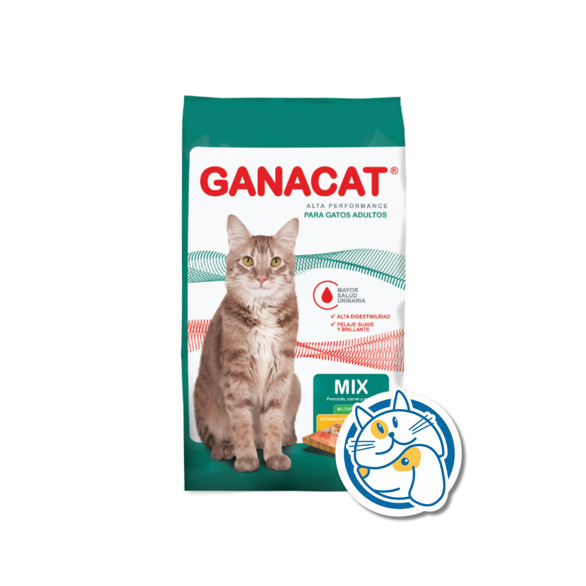 GANACAT GATOS MIX DE SABORES 10+1KG