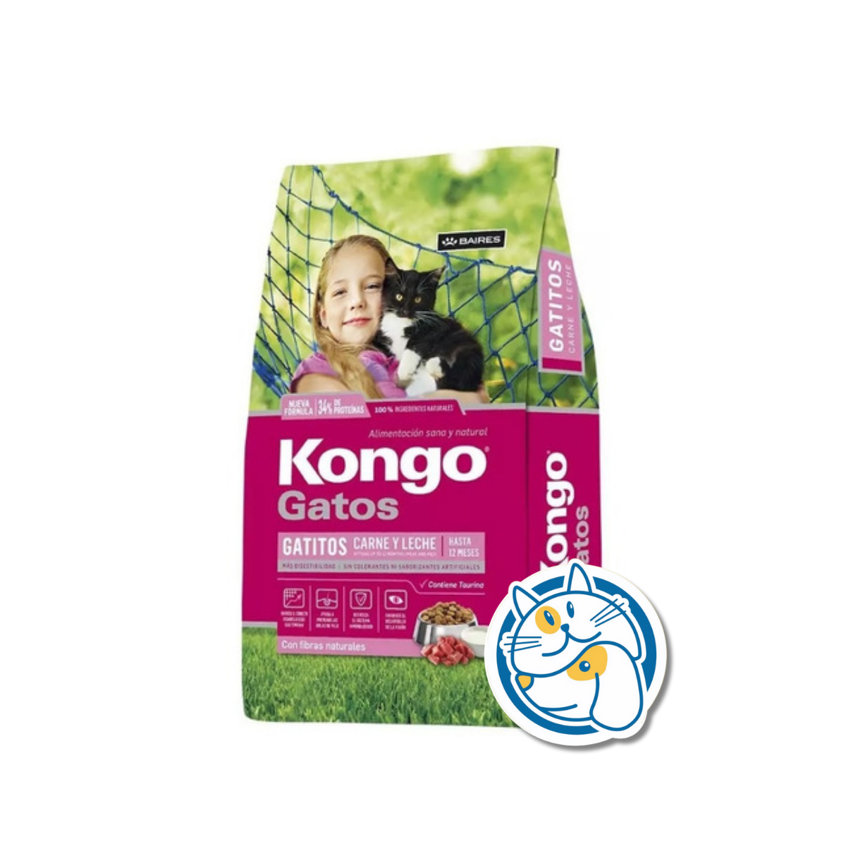KONGO NATURAL GATITOS C/L 8KG