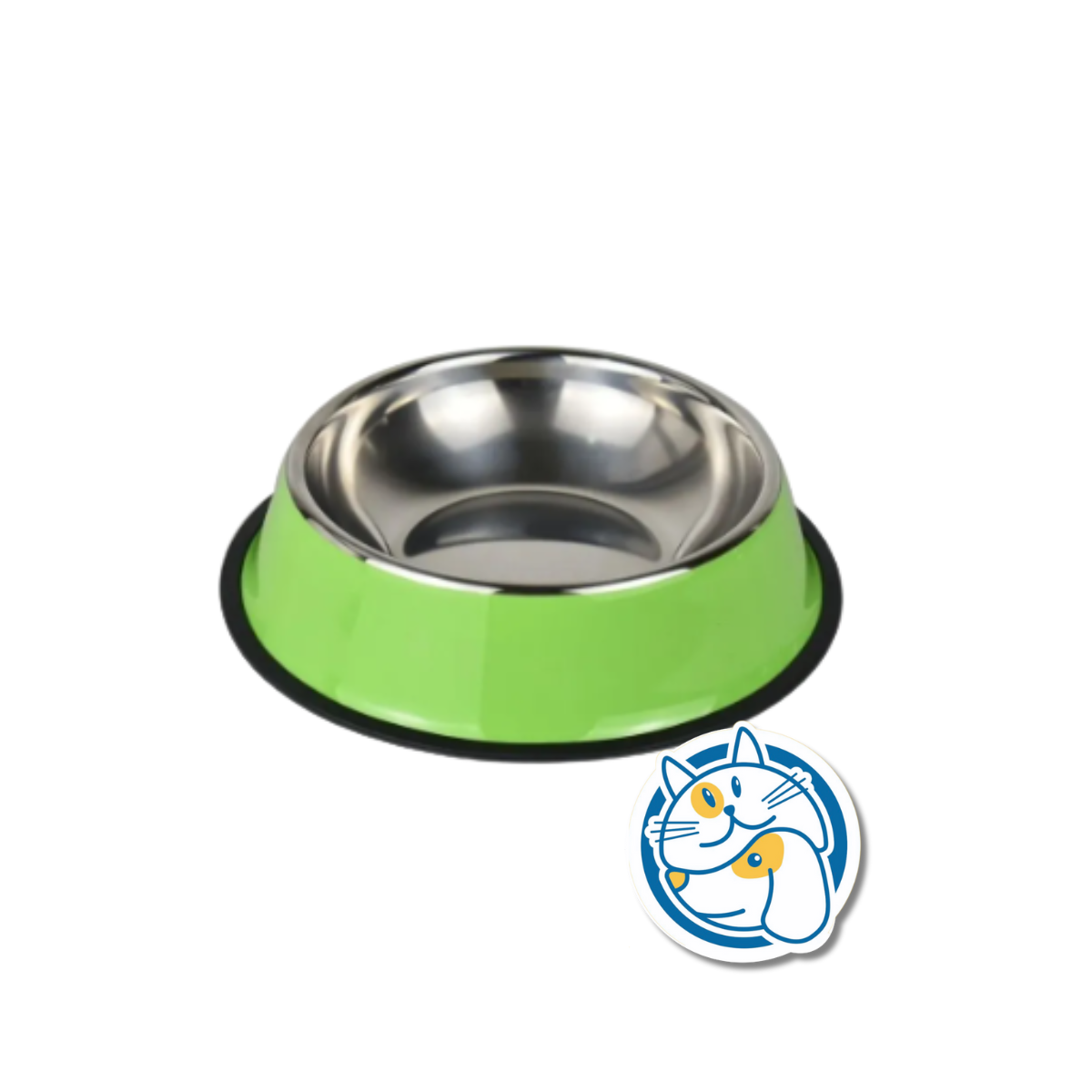 COMEDERO ACERO INOXIDABLE V/COLORES-22CM