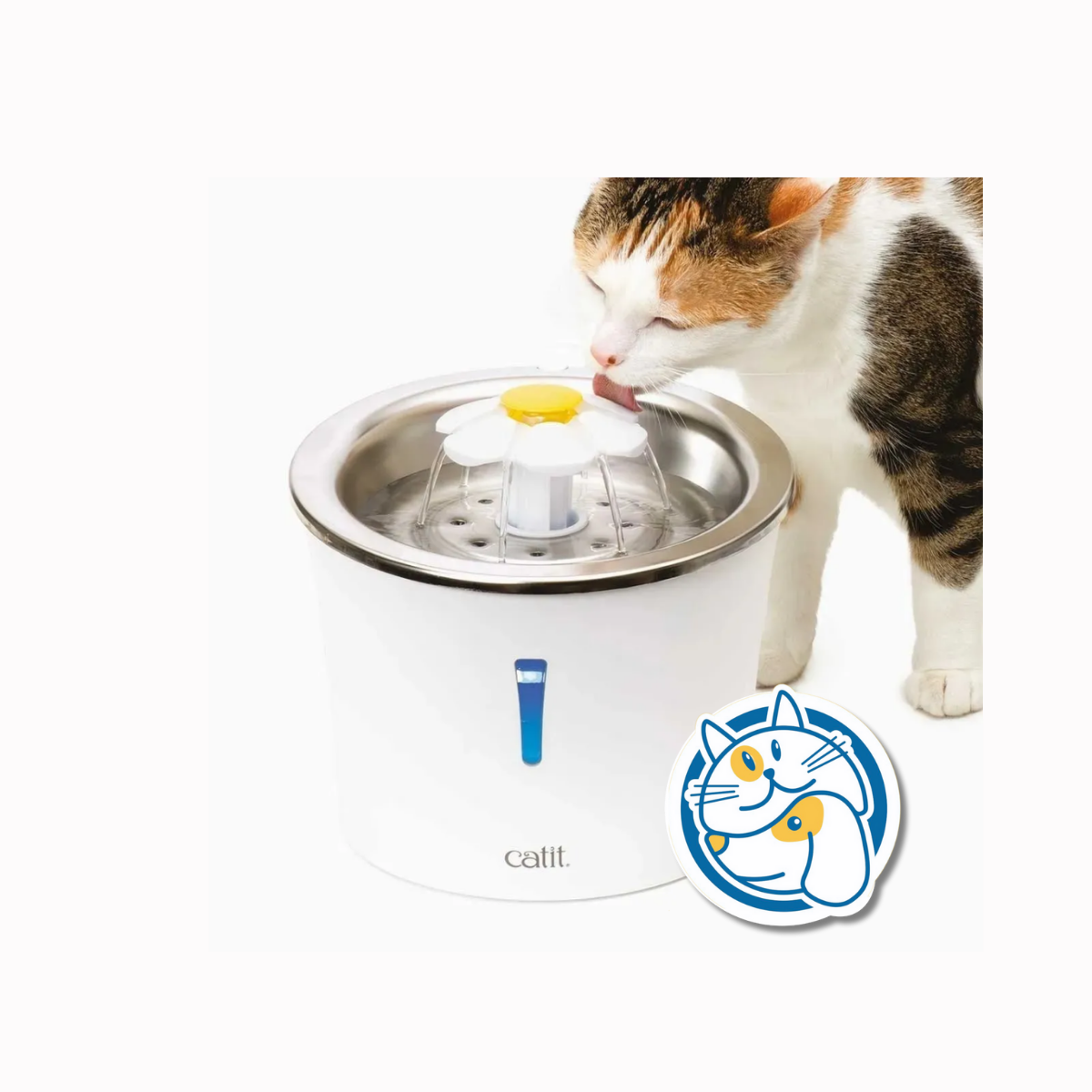 CATIT FUENTE FLOR ACERO INOXIDABLE 3 L