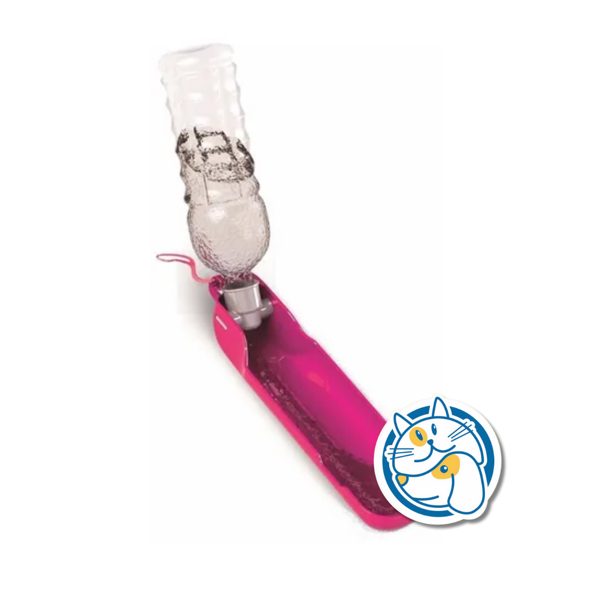 BEBEDERO PET DRINKS 500ML ROSA