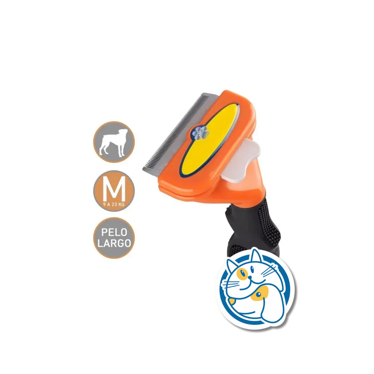 CEPILLO QUITAPELO FUNAMEI TALLE M PERRO PELO LARGO