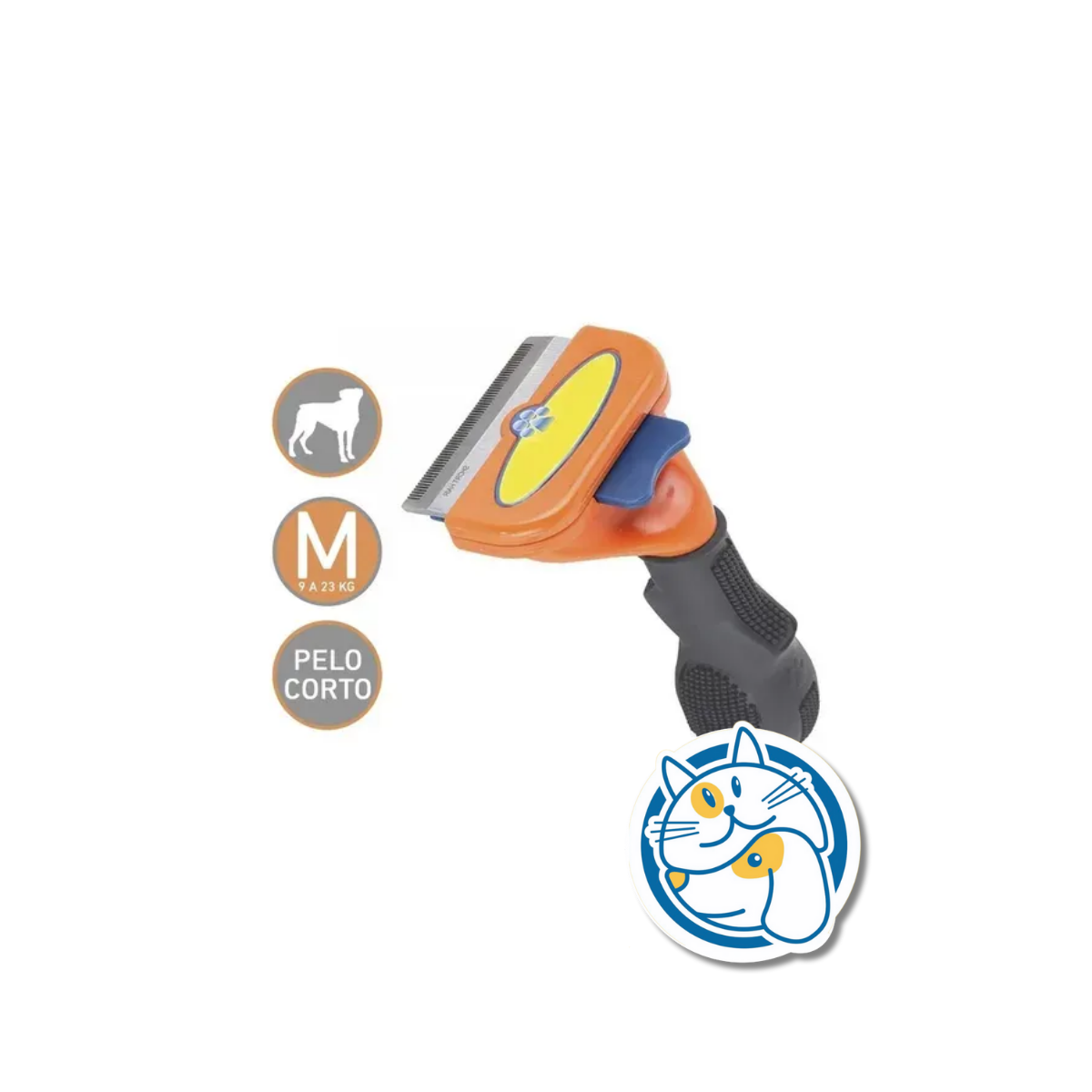 CEPILLO QUITAPELO FUNAMEI TALLE M PERRO PELO CORTO