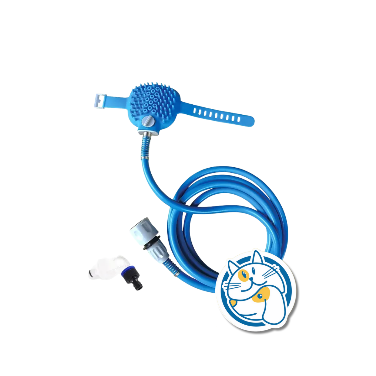 MANGUERA CON CEPILLO PARA BAÑO