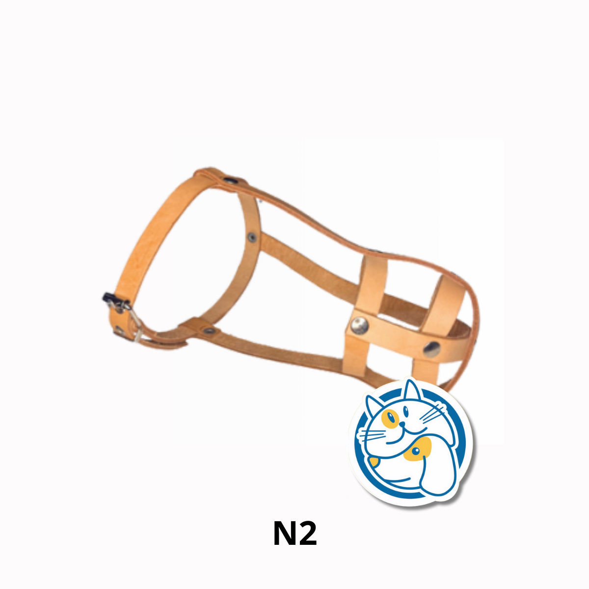 BOZAL CANASTA DE CUERO N2 SALTADOG