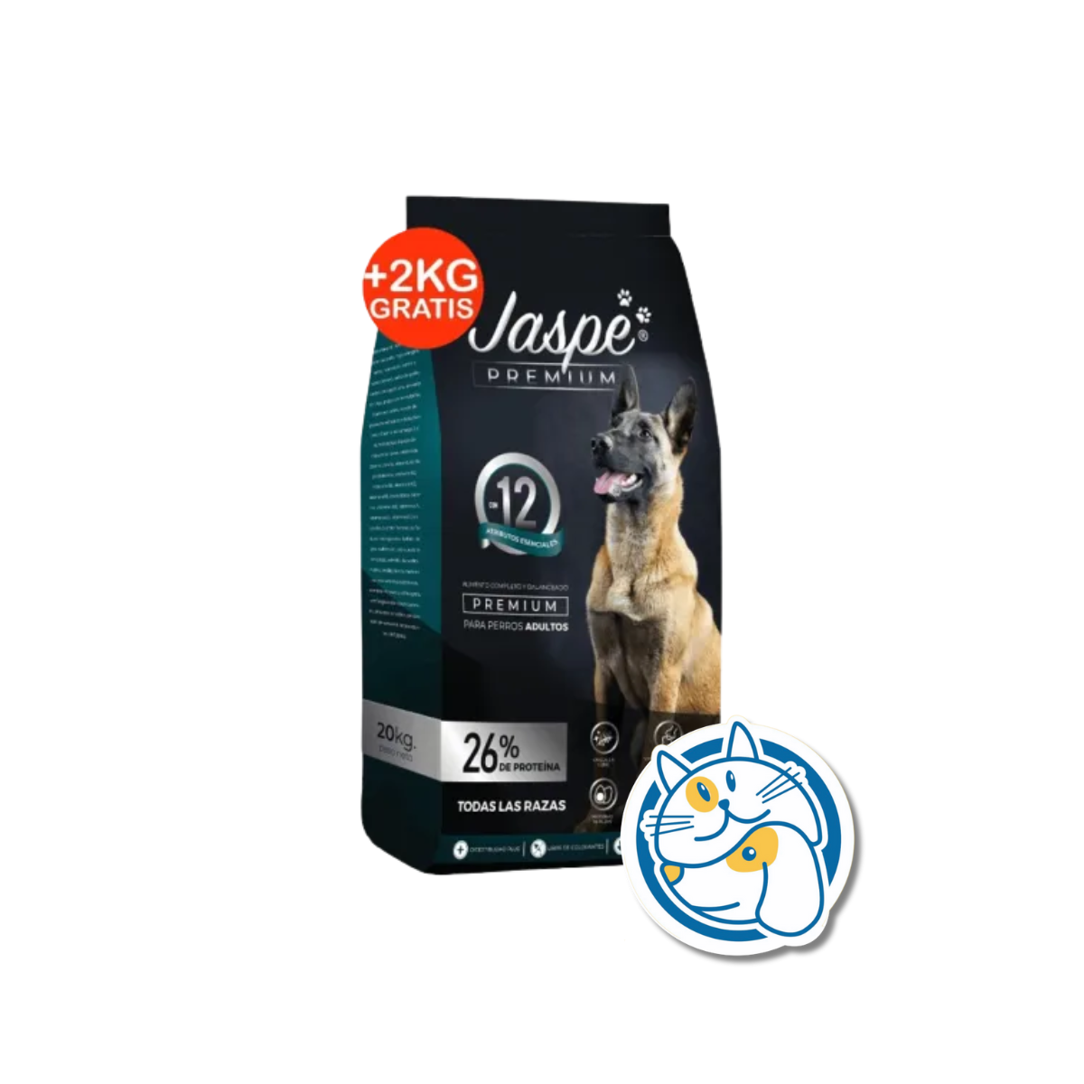 JASPE PREMIUM ADULTOS 20+2KG
