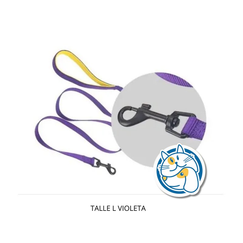 CORREA PERRO ALCOLCHONADA CORR95887L VIOLETA