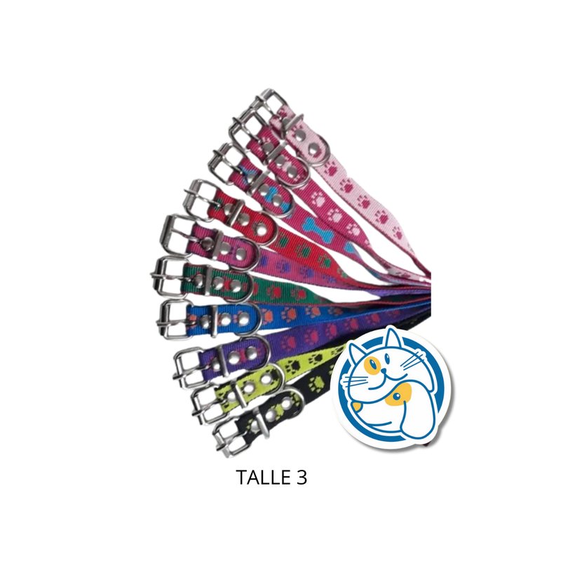 COLLARES POLIPROPILENO FANTASIA T3 ARGENPET