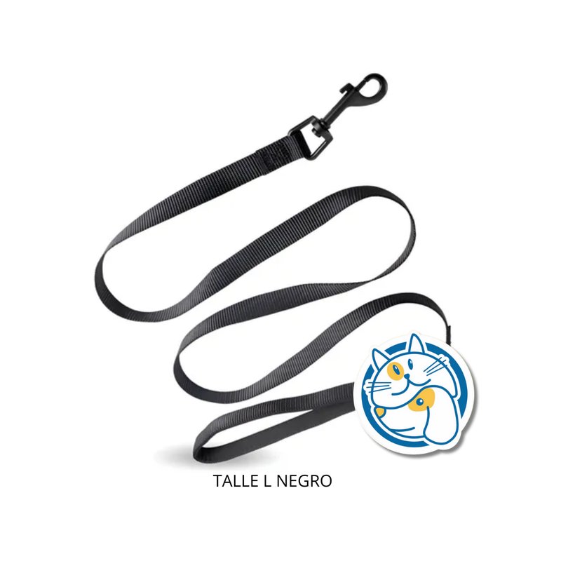 CORREA PERRO ALCOLCHONADA CORR106L NEGRO