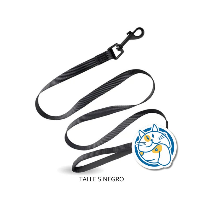 CORREA PERRO ALCOLCHONADA CORR106S NEGRO