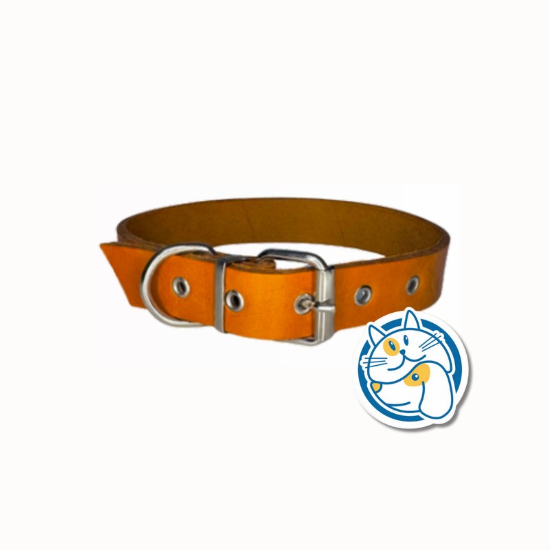 COLLAR DE CUERO P 25_2 SALTADOG