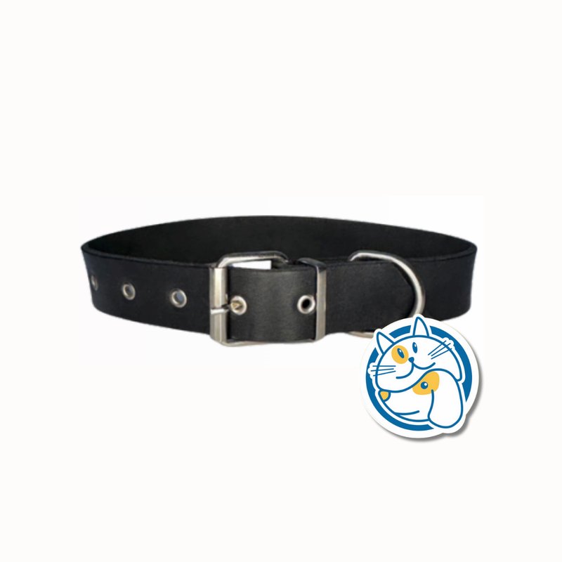 COLLAR DE CUERO P 30_3 SALTADOG