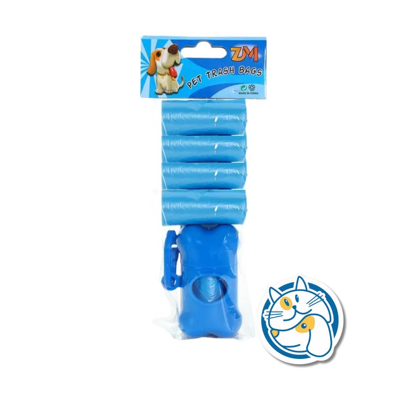 DISPENSER HUESITO + 4 ROLLOS DE BOLSA HIGIENICA