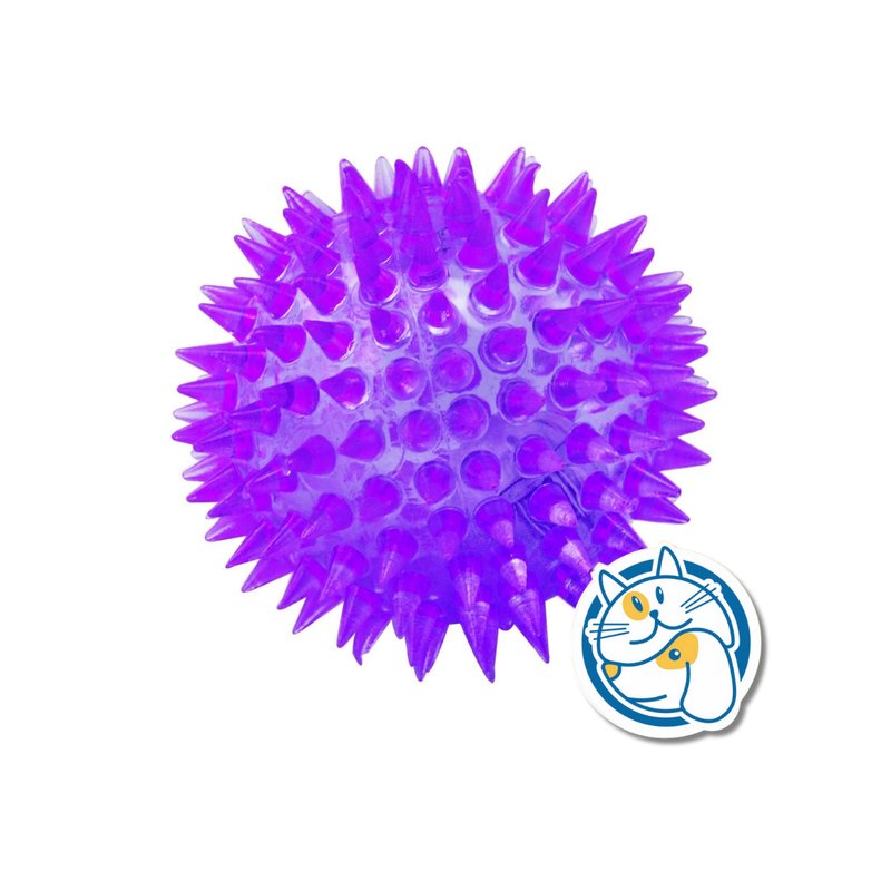 CHIFLE PELOTA CON PUAS 6,5CM