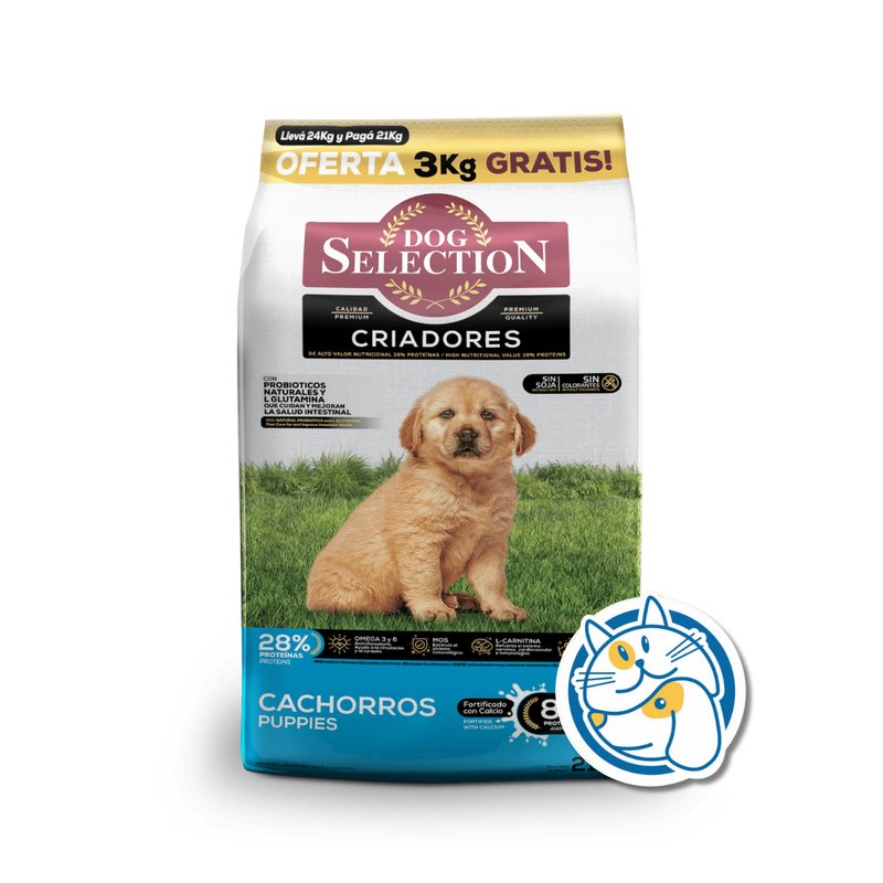 DOG SELECTION CRIADORES CACHORROS 21+3KG
