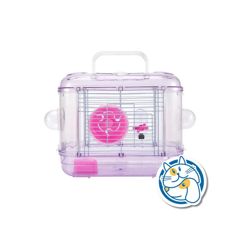 JAULA TRANSPARENTE PORTATIL 32*21*25CM BE-S01