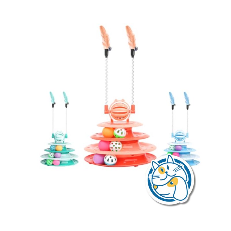 JUGUETE INTERACTIVO 5 PISOS C/ DOBLE PLUMA - 25298