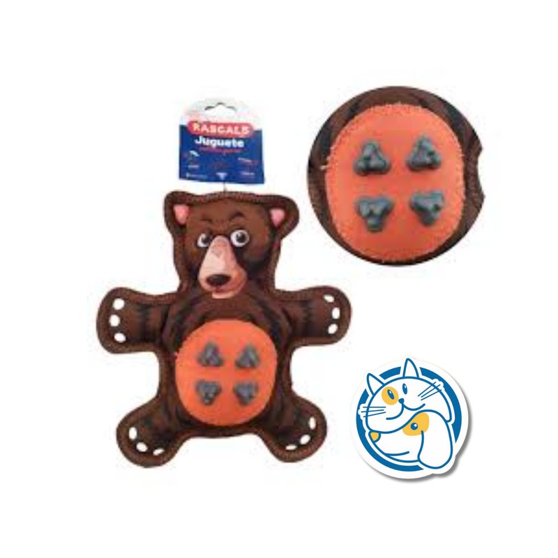 OSO - JUGUETE DE TELA ANTIDESGARRO Y TPR