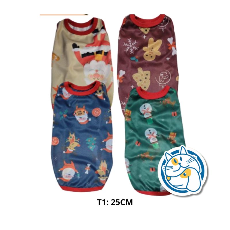 MUSCULOSA NAVIDEÑA DOMIPETS T1