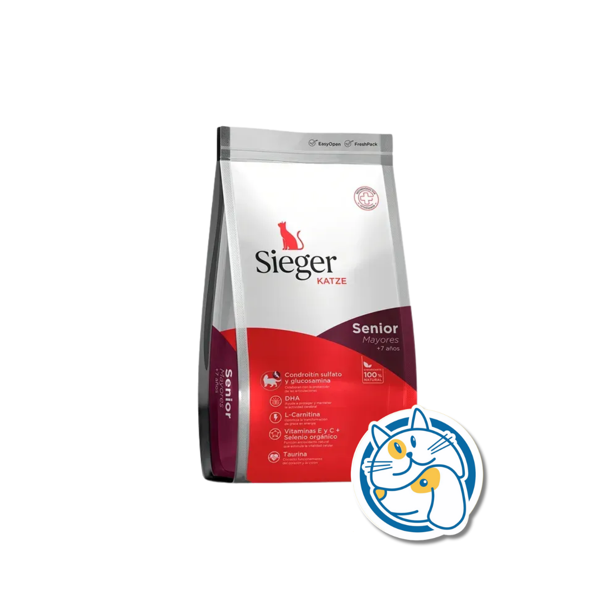 SIEGER KATZE SENIOR 7.5KG