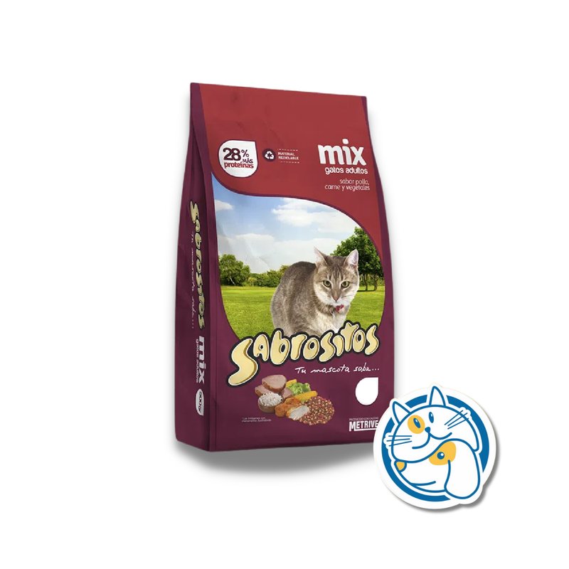 SABROSITOS GATOS ADULTOS MIX 1KG