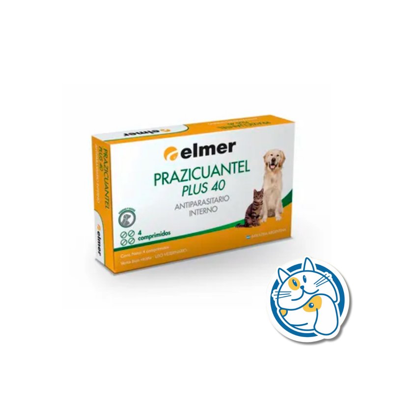 PRAZICUANTEL PLUS 4 COMPRIMIDOS ELMER