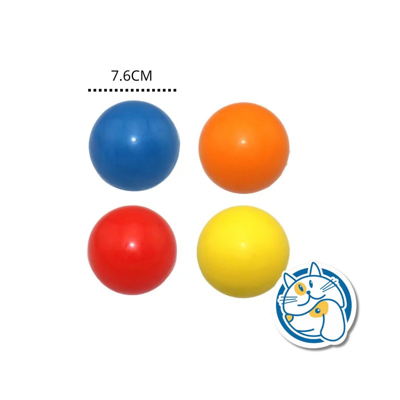 PELOTA COLOR - 7.6 CM PU