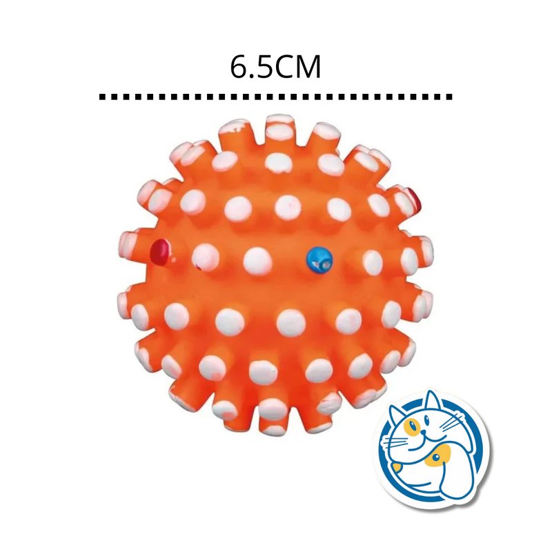 PELOTA PUAS CON CHIFLE -6.5CM TJWJ349