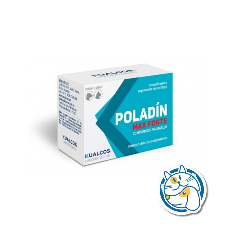 POLADIN MAX 30COMP PALATABLE