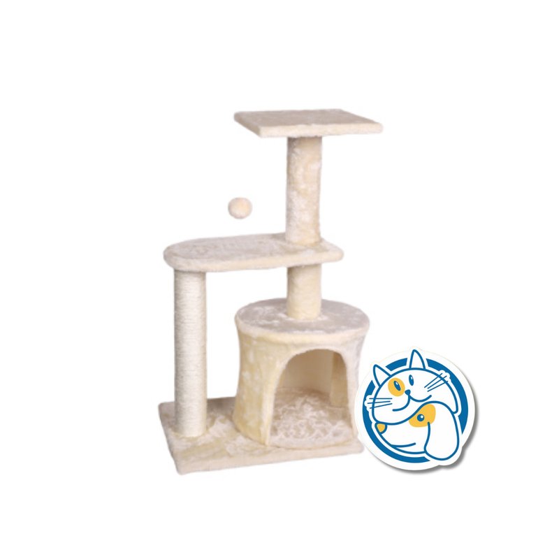 RASCADOR POSTE DOBLE 3NIV - 25002