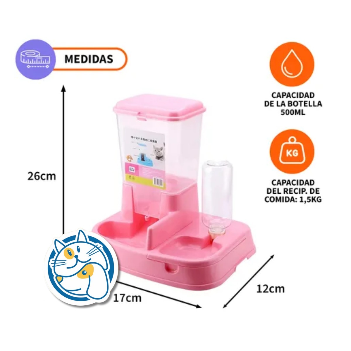 DISPENSER AUTOM. 1,5KG P111