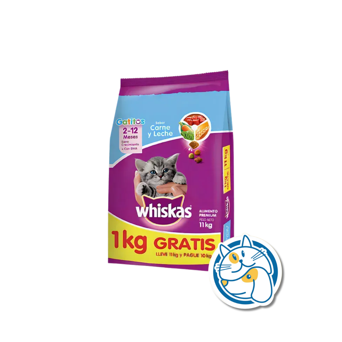 WHISKAS GATITOS 10+1KG